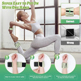 BECOJADDE Ankle Weights Set of 2 (1 lb Each) Adjustable Wrist Weights for Women Men Wearable Arm Leg Weight, Yoga, Sage Green