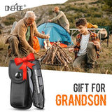 Grandson Gifts from Grandma, Multitool Knife, Grandson Gifts, Grandsons Christmas Practical Gift, Gift for Camping, Hiking, Fishing, 20 in 1 Multitool