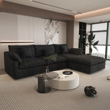 WJShome Cloud Modular Sectional Sofa Couch for Livingroom,119inch Down Filled L Shaped Couch with Wide Seat