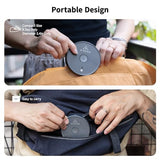 AIRHUG USB Microphone No Speaker,Desktop Computer Mic, Mute Button with LED Indicator,AI Noise Reduction,Plug & Play Omnidirectional