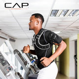 CAP 12LB Weighted Vest Green – Unisex Workout Vest with Reflective Stripes, Phone Pouch, and Adjustable Fit for Walking, Running, Cardio, Strength Training