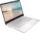 HP 14" LED Business &Student Laptop with 1-Year Office 365, 4GB RAM 640GB Storage (128GB UFS + 512GB SD Card), Intel Quad-Core N150 Processor, Windows 11 S, PLUSERA Earphones, Honey Lavender