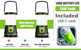 Camping Lantern 3000 High Lumens Battery-Powered Light with 5 Modes, 12'' Portable led Camping Lantern Cullaby