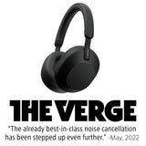 Sony WH-1000XM5 Premium Noise Cancelling Wireless Headphones, Midnight Blue