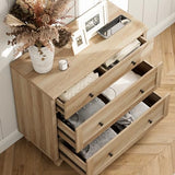 WAMPAT 3 Tier Bookshelf with 3 Drawers, 72" Tall Bookcase Large Farmhouse Display Book Case Shelf