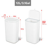 Glad Roomate Under Counter Waste Bin | Space Saving Small Trash Can for Kitchen Cabinet