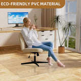 Office Chair Mat for Hard Floors 36 x 48 Inch, Clear Plastic Floor Protector for Rolling Desk & Computer Chairs