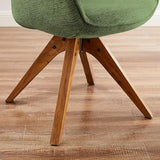 Art Leon Office Chair No Wheels - Mid Century Modern Desk Chair