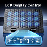 Gaming Laptop Cooling Pad with 15 Cooler Fans, RGB Ultimate Computer Stand Base with Silent Fans for 15-18 Inch Laptops