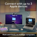 Logitech MX Keys S Combo for Mac, Wireless Keyboard and Mouse with Palm Rest, Backlit Keyboard