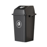 PXIWDAN Outdoor Trash Can Commercial Products Trash Outdoor Waste for Construction Restaurants Office Warehouse Outdoor Garbage(78x44x44cm)