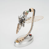 3D Metal Puzzle for Adults, Mechanical Hummingbird Metal Model Building Kit, DIY Assembly Dynamic Bionic Bird 3D Puzzle Jigsaw Animal Brain Teaser Decor Gift, Semi-Finished