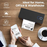 Wireless 4x6 Shipping Label Printer for Shipping Packages, Support Android, iPhone and Windows, Widely Used for Amazon
