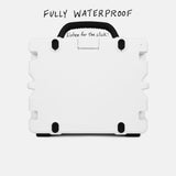 Turtlebox Grande: Loud! Outdoor Portable Bluetooth 5.4 Speaker | Rugged, Waterproof, Ultra-Portable | Plays to 126db, Deep Bass, Shockproof, Unlimited Pairing for Full Stereo Experience, White