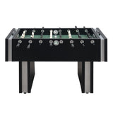 Pemberly Row Contemporary Wood Foosball Table with Score Counters, Black Finish, Sturdy Play Surface & Steel Rods – Indoor Game Table for Family, Adults, Teens & Game Rooms
