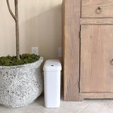 EKO Automatic Bathroom Trash Can with Lid, 2.6 Gallon Slim Touchless Garbage Can