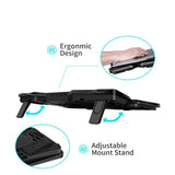 Laptop Cooler Cooling Pad Notebook Gaming Stand with Four Fan and 2 Port for 14-17inch