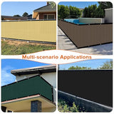 5ftx50ft Fence Privacy Screen Heavy Duty 170 GSM Windscreen & Dustproof Fabric Privacy Screen