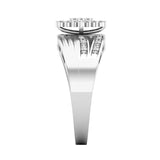 Dazzlingrock Collection Round Lab Grown White Diamond Slipt Shank Marquise Shape Wedding Engagement Ring for Her (0.26 ctw, Color H-I, Clarity SI2) in 925 Sterling Silver Size 4