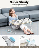 Extra Large 25.6" x 19.3" Portable Floor Stand Laptop Desk Table for Adult,Kids, Wood Bed Tray Table Lap Desk Visit the SAIJI Store