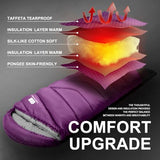 TANSTRIDER Sleeping Bags for Adults Cold Weather,3-4 Season 5lb Portable Sleeping Bag for Kids Girls Boys with Compression Sack,Camping Essentials Gear, Hiking,Travel,Backpacking,Outdoor & Indoor