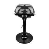 Techwood 1600W Indoor Outdoor Electric Grill, Electric BBQ Grill, Portable Removable Stand Grill, Black