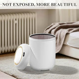 onlcuk Automatic Motion Sensor Bathroom Trash Can with Lid, 3 Gallon Touchless Trash Bin