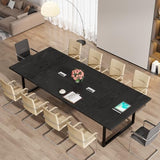 Tribesigns 8FT Conference Table Set of 2, Large Meeting Podcast Table