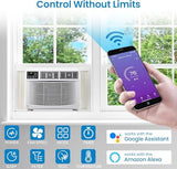 GarveeHome 10000 BTU Window Air Conditioner with WiFi, Up to 450 Sqf for Small Rooms with Cooling, Remote & 4 Fan Speed, Quiet Operation, Perfect for Small Bedroom or Living Room, White
