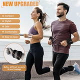 BECOJADDE Ankle Weights Set of 2 (2 lb Each) Adjustable Wrist Weights for Women Men Wearable Arm Leg Weight for Pilates, Running, Walking, Workout, Yoga, Beige