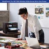 Epson Workforce Pro WF-7840 Wireless All-in-One Wide-Format Printer with Auto 2-Sided Print up to 13" x 19", Copy, Scan and Fax