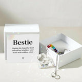Bestie Gifts for Women - Crystal Heart Suncatcher Rainbow Gifts with Message Card, Unique Birthday for Bestie, BFF, Soul Sister, Long Distance Friend