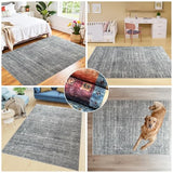 Heavy Du Office Chair Mats for Hardwood Floors, 130 x 150 cm, Non-Slip Floor Protectors for Wheelchairs on Tiles