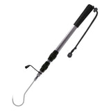 Telescopic Fish Gaff with Stainless Sea Fishing Spear Hook Tackle, Soft Rubber Handle Aluminium Alloy Pole SANLIKE