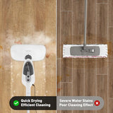 Secura Steam Mop 10-in-1 Convenient Detachable Steam Cleaner, White Multifunctional Cleaning Machine Floor Steamer with 3 Microfiber Mop Pads