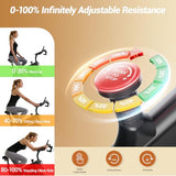 CURSOR FITNESS Exercise Bike, Brake Pad Stationary Bike for Home with Exclusive App, Stationary Bikes for Home with 300 lb Weight