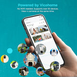 Home Surveillance Wireless Video Doorbell with Chime, Battery, Waterproof, Audible Alarm Easy to Setup,2.4GHz Wi-Fi, Human Detection