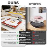2000W Heat Press Machine for T Shirts, 16x24 Inch Shirt Press