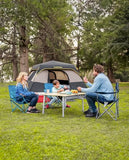 FanttikOutdoor Zeta C6 Pro Camping Tent 6 Person Instant Cabin Tent Setup in 60 Seconds with Rainfly & Windproof Portable with Carry Bag for Family Camping & Hiking, Khaki
