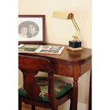 House of Troy P10-101-B Portable Desk/Piano Lamp with Black Marble