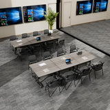 Usosidam Office Folding Conference Room Table,6 Pack Portable Mobile