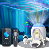 ASTRAEA Astronaut Star Projector Galaxy Night Light Space Projector with Built-in Speaker, Starry Nebula Ceiling LED Lamp with Timer