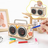 DIY Bluetooth Speaker Kit, Gray, with Metal Handle