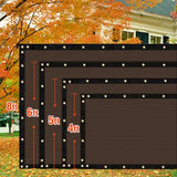 Privacy Screen Fence, Outdoor Fencing Panels, Garden Windscreen Mesh Shade Sail Net Barrier