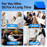 Gel Seat Cushion, Cooling seat Cushion (Super Large & Thick), Breathable Honeycomb Design Absorbs Pressure Points Seat Cushion