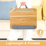 Lap Desk for Laptop Stand with Cushion, Adults with Storage Fits Up to 15.6in, Combines Features Bag and Pillow Table by Travel