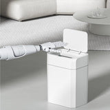 BXFIRS Home Intelligent Sensing Garbage Bin Made of ABS Material Kitchen Bathroom Bedroom Trash Cans(23.5 * 31.8cm)