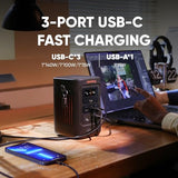 Jackery Explorer 240D Power Bank, 256Wh LiFePO4 Battery Portable Power Station, Charging Cable Included with 100W Soalr Panel