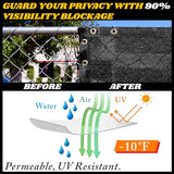 Royal Shade 4' x 50' Black Fence Privacy Screen Windscreen Cover Netting Mesh Fabric Cloth