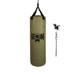 Venum Origins Punching Bag (Ceiling Mount Included) - Khaki/Black